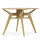 42'' Teak Fliptop Outdoor Dining Table