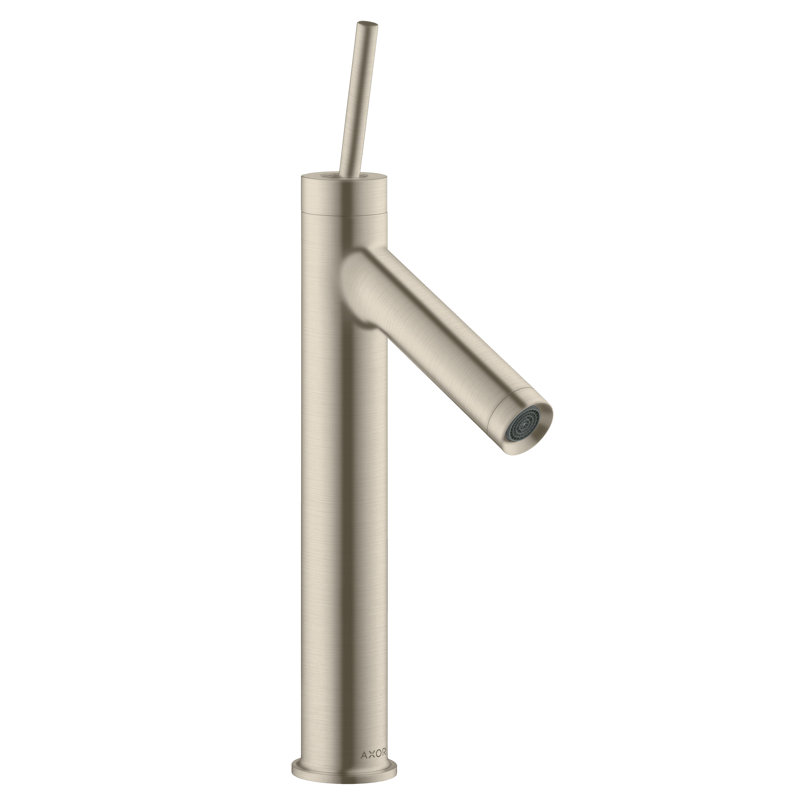 Starck Single Hole Standard Bathroom Faucet, Brushed Nickel