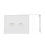 Lit escamotable simple de taille simple avec bureau réglable, lit escamotable avec coussin escamotable