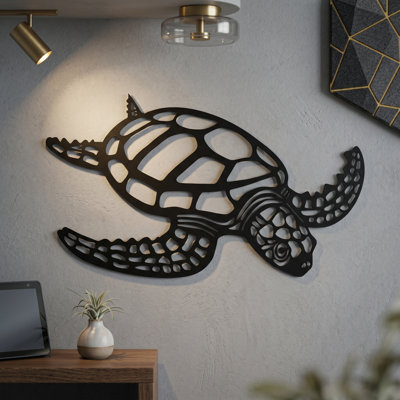 Sea Turtle Decorative Metal Wall Art