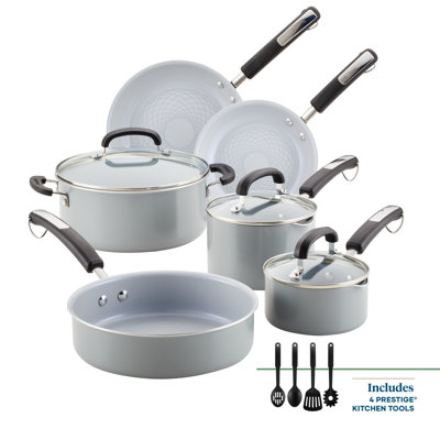 Farberware Eco Advantage Ceramic Nonstick Cookware Set, 13-Piece