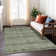Machine Washable Indoor/Outdoor Claudian ACN1644 Olive Rug