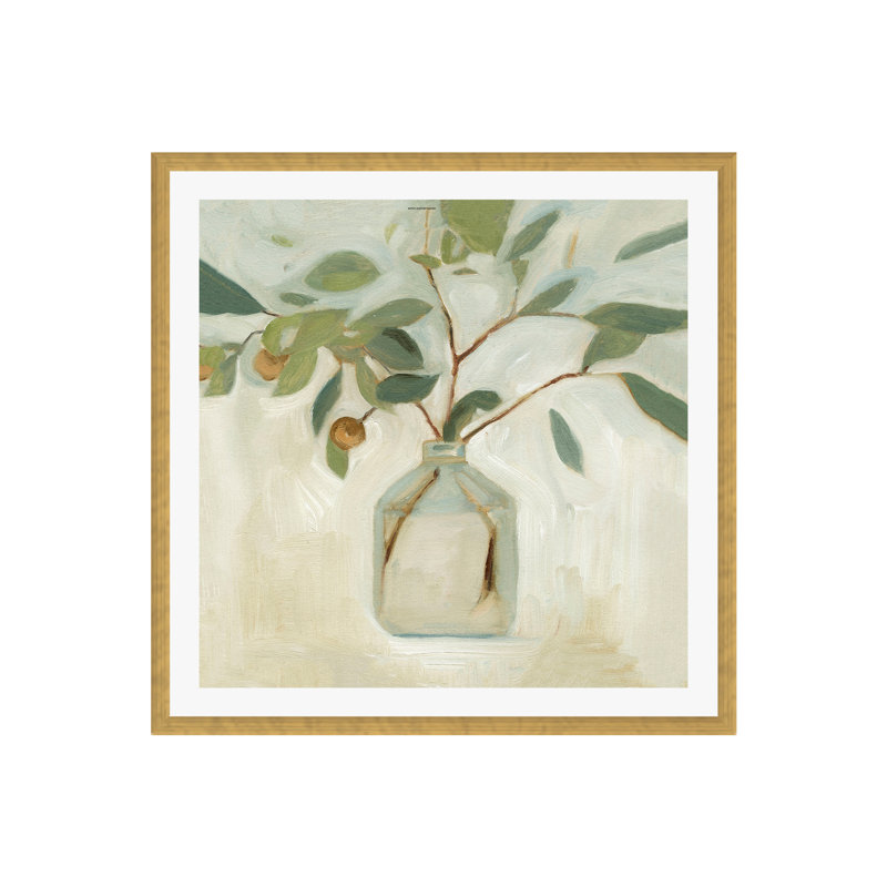 Neutral Arrangement I Painting by Emma Scarvey, 20"H x 30"W, Gold