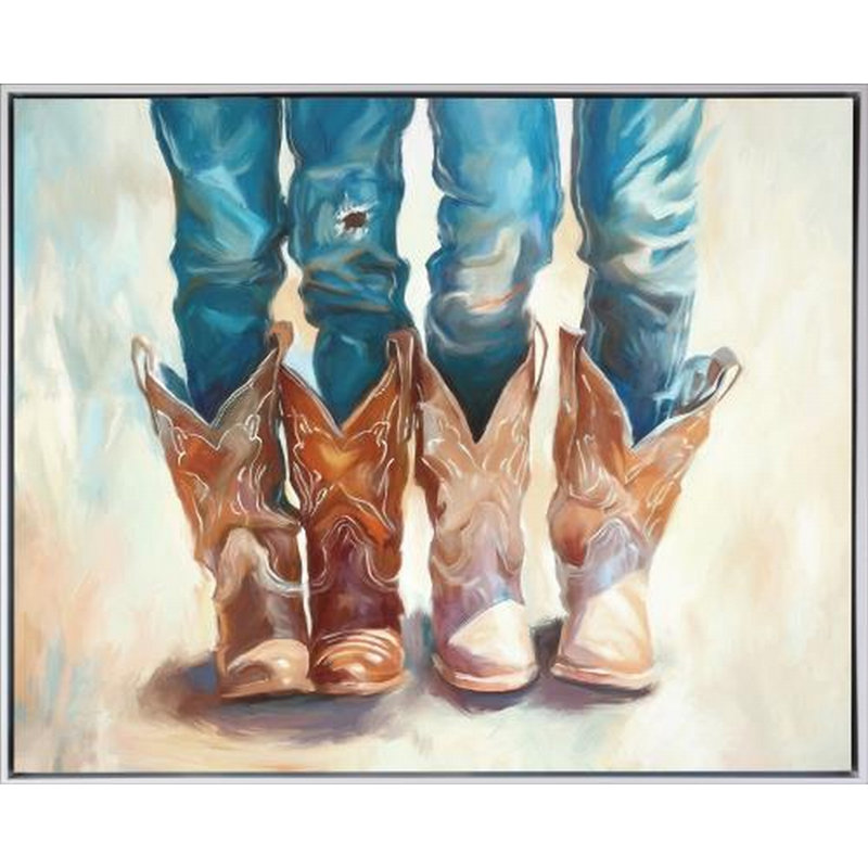 It's All About The Boots Canvas Wall Art