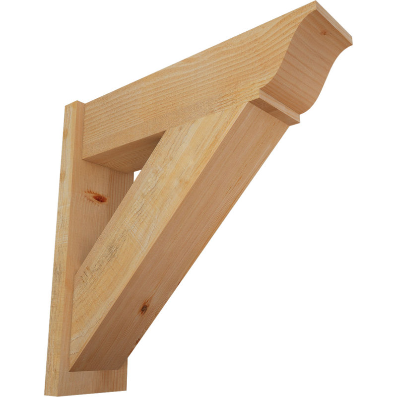 Persienne traditionnelle en bois rustique, P 28 po x H 28 po, Sapin Douglas de 8 po (sciage brut)