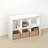 6-Cube Bookcase, Thick Frame,  White-119847681-120436671