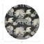Leopard Walk Powder Vegan Leather Round Coasters-681272694