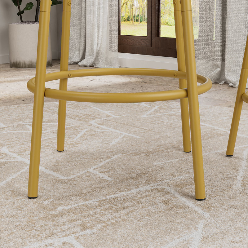 Ensemble de table de bar 3 pièces avec 2 tabourets de bar - table de pub moderne, design durable et peu encombrant pour les petites cuisines et les appartements