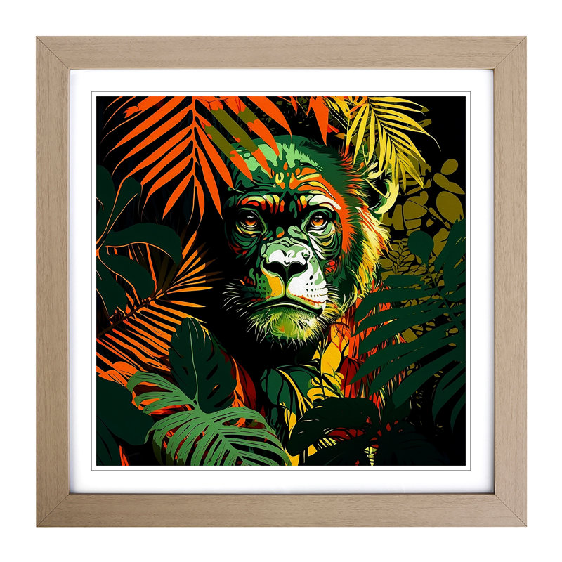 Jungle Pop - Framed Print, Oak
