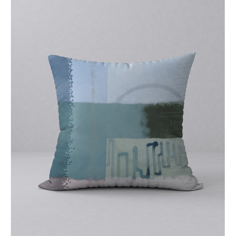 Housse de coussin décorative carrée dynamique Smashing, 20 po X 20 po