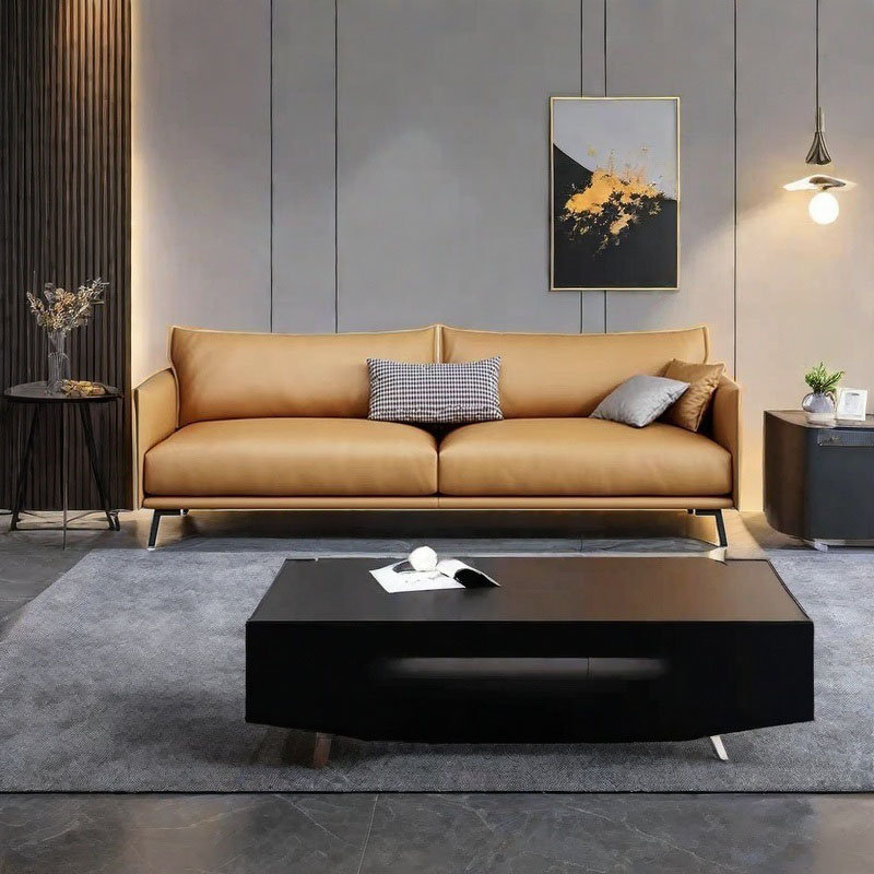 Canapé de bureau italien moderne et décontracté, H 29,5 po x l 82,7 po x P 35,4 po