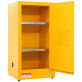 Flammable Cabinet 18.1" x 18.1" x 35.4", Galvanized Steel Safety Cabinet, Adjustable Shelf Flammable Storage Cabinet, for Commercial Industrial and Home Use