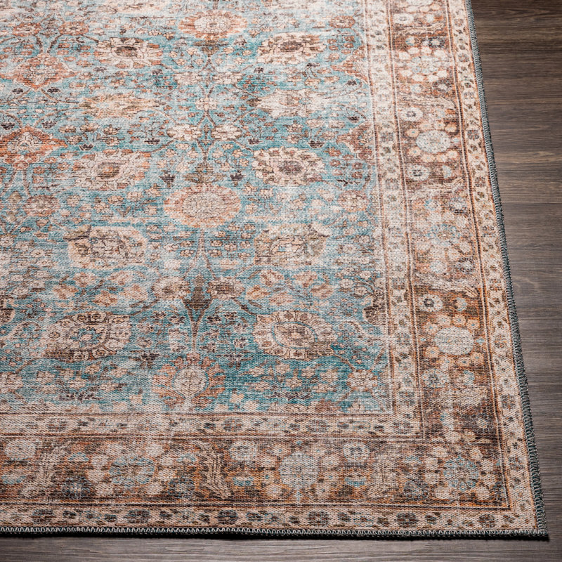 Bria Washable Oriental Indoor Rug, Runner 2'7" x 12'