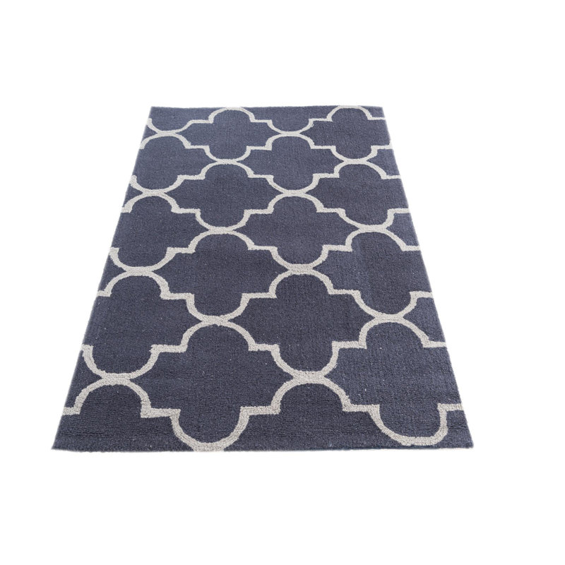 Tapis bleu marine Iverson