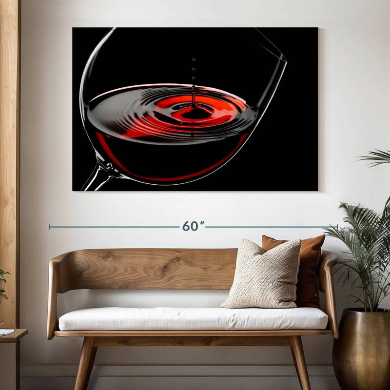 Yarlin Aromatic Red Wine, 34" H x 51" W
