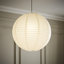 Paper Dome Pendant Shade ( Slip-On ) in White-151728683