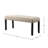 Fabric Dining Bench with Nailhead Trim-1047957647