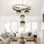 Lustre à 4 têtes, luminaire de couloir moderne avec source de lumière DEL intégrée-2125122933