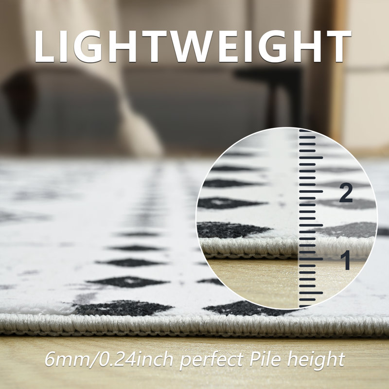 Tapis de salon Fillender, Rectangle de 5 pi x 8 pi