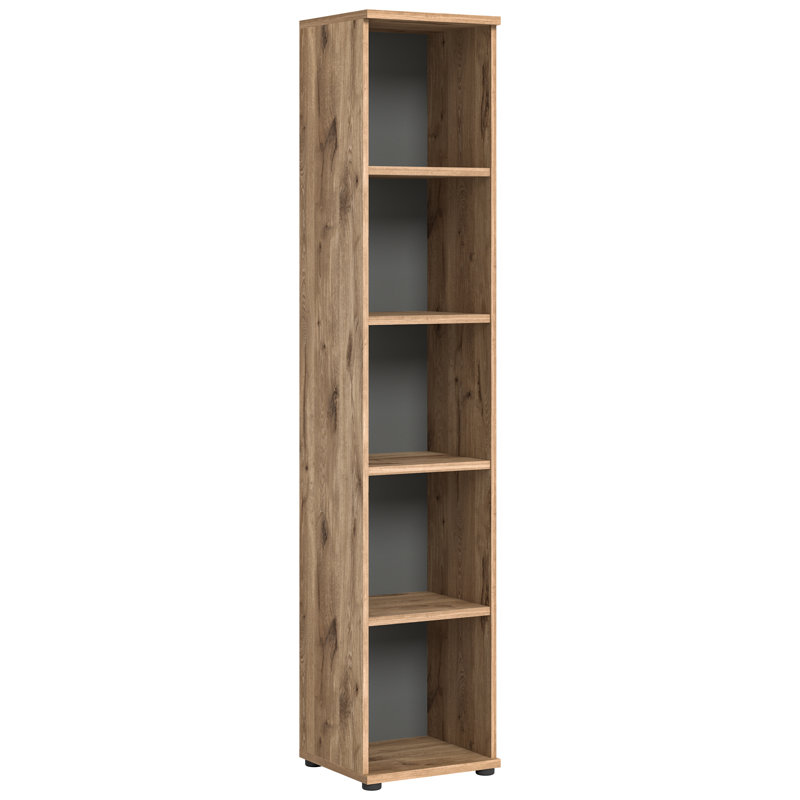Bekbele 199cm H x 40cm W Particle Board Standard Bookcase