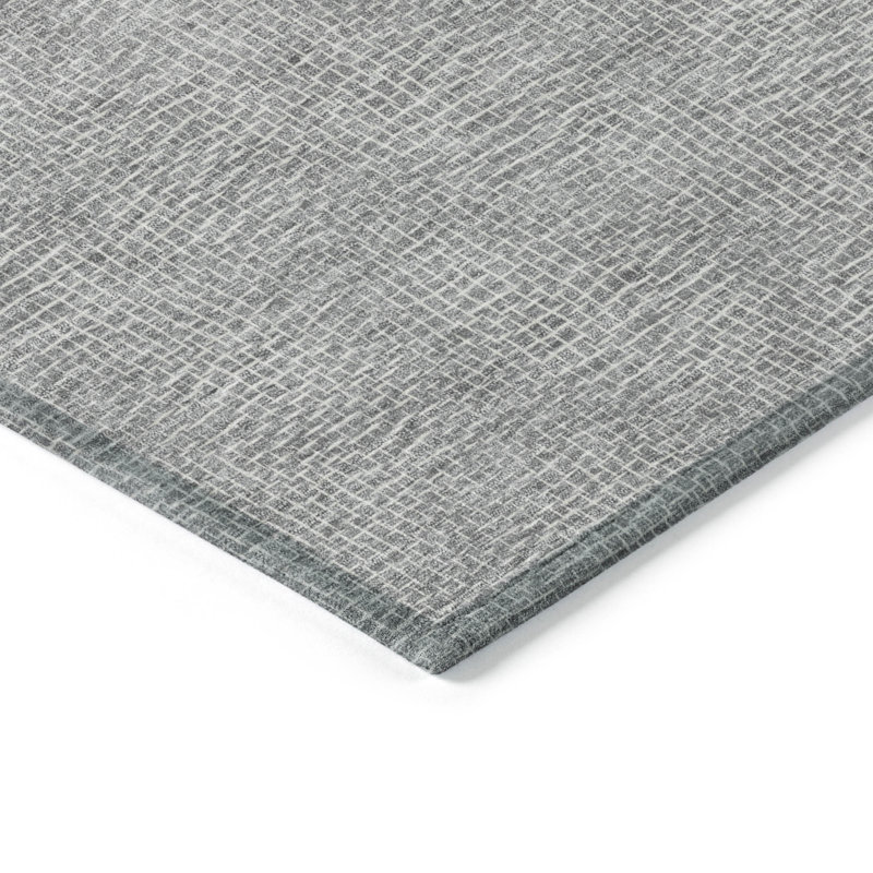 Tapis intérieur / extérieur lavable à la machine Chayden ACN1057, Rectangle 5 pi x 7 pi 6 po
