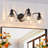3-Light Vintage Bathroom Vanity Light, Dimmable Bath Lighting Fixture for Bathroom, Powder Room, Vanity Table (E26 Base, Bulb Not Included)