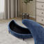 Grand repose-pieds rembourré avec rangement demi-lune-41860307