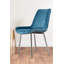 Scottsmoor Modern Halo Seat Round Dining Table Set - 6 Luxury Velvet Mid-Century Upholstered Chairs-68017895-55037845