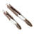Anolon Tools and Gadgets SureGrip Nylon Nonstick Locking Tongs Set, 2-Pieces, Graphite-34010698