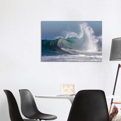 Waves in the Pacific Ocean, Newport Beach, Orange County, California, USA II 1 Piece Wrapped Canvas Wall Art
