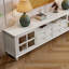 Meuble télé blanc américain-109476644