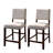 25.25'' H Linen Upholstered Parsons Chair