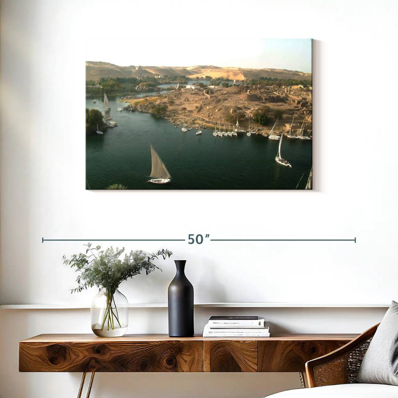Mehar Aswan Nile Boats, 24" H x 36" W