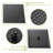 Shower System with Waterfall Tub Spout,12 Inch Ceiling Mount Square Shower System with Rough-in Valve, Oil Rubber Bronze