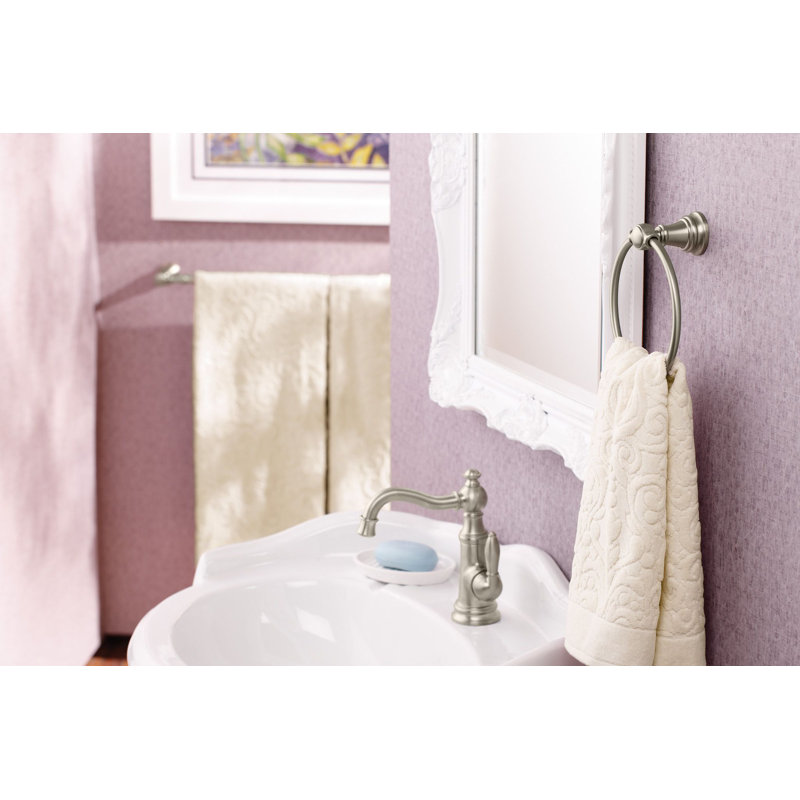 Weymouth 19" Wall Mounted Towel Bar, Matte Black