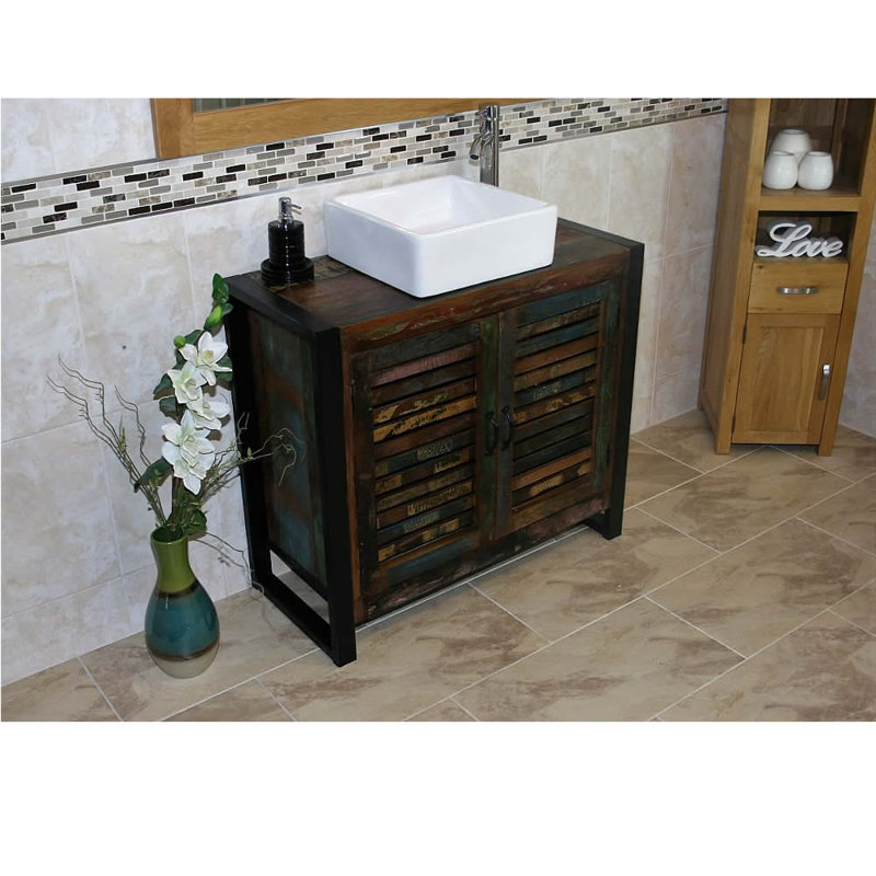 Hatfield 900mm Single Bathroom Vanity with Vessel Ceramic Basin