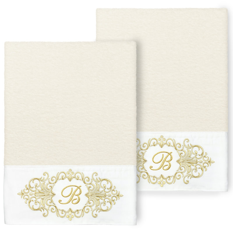Ensemble de serviettes de bain 100% coton Linica, B