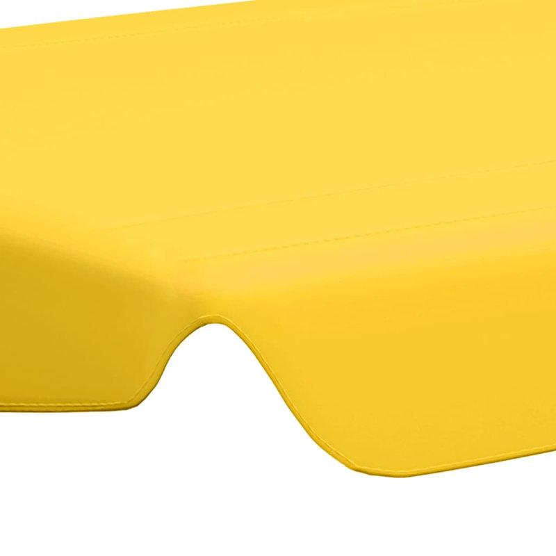 Replacement Canopy for Garden Swing, 18cm H x 122,5/145 cm W x 188cm D, Yellow