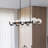 6 - Light Dimmable Modern Linear Chandelier