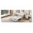White Solid Wood Daybed with Trundle and Two Storage Drawers