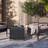Patio Square Wicker Side Table-1946999459