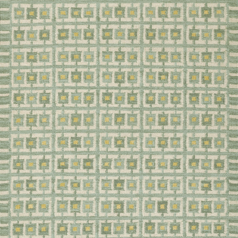 Tapis géométrique en laine et en coton tissé à la main Freya, Rectangle 9' x 12'
