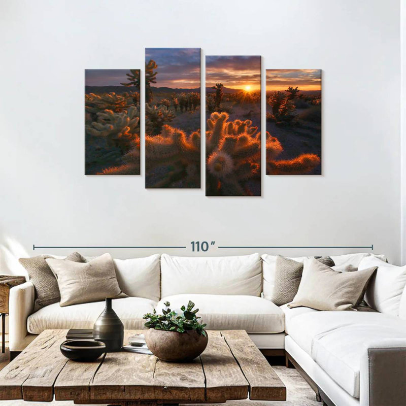 Alvord Mojave Desert Sunrise, H 48 po x l 75 po