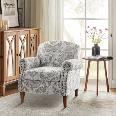 Mooresville 31''W Traditional Armchair With Nailhead Trims