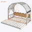 Lit allongé en bois-215557572