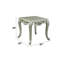 Table de bout Qunsia Champagne Finish