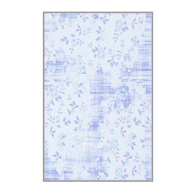 Premium Hall Carpet (2.6 x 9.8 ft), 100% Polyester, 0.3 in Pile Height | Antibacterial, Non-Slip Underside, 3D Digital Print | Machine Washable, Durable, Ideal for Home & Office, Easy Maintenance