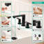 Robinet de salle de bain à large entraxe avec drain Rebris S-86511722