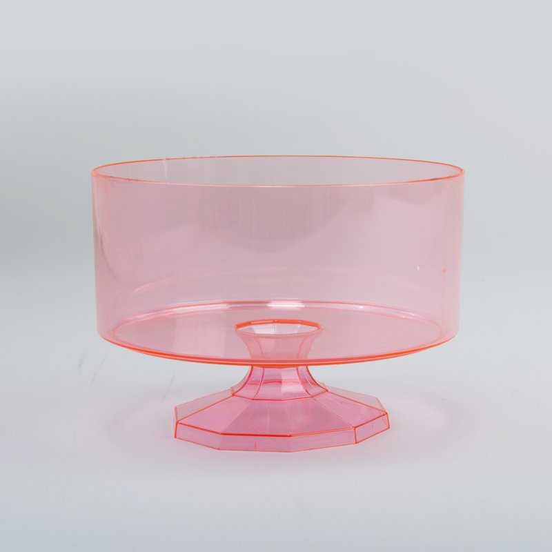 Symple Stuff Heidrick Plastic Fruit Bowl, Pink