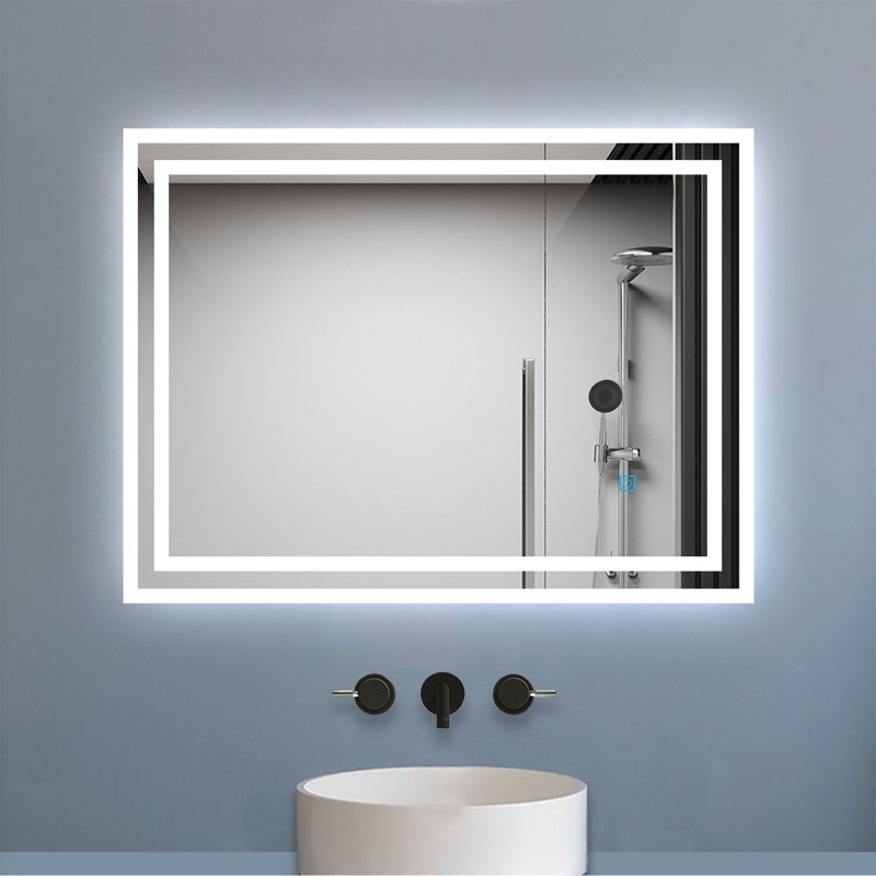 Clatie Rectangle Mirror, 80cm x 60cm